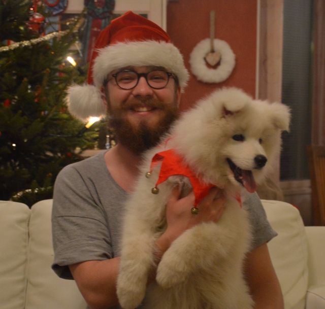 Niko ja Onni jouluna 2015.